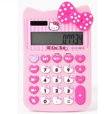 mi calculadora color rosa