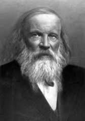 Dimitri Mendeleev(1834-1907)