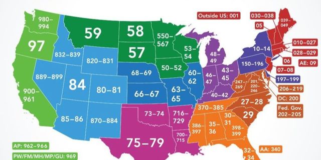 ZIP codes are introduced in the U.S.