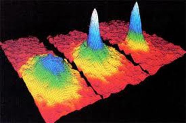 La creación del primer condensado de Bose-Einstein.