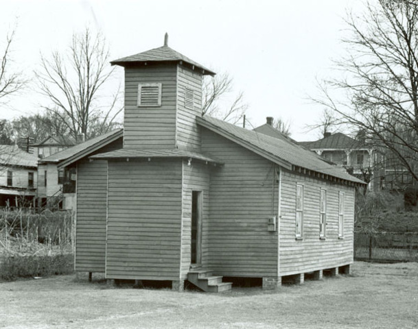 The first free school was opened