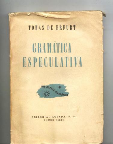 Surge la gramática especulativa