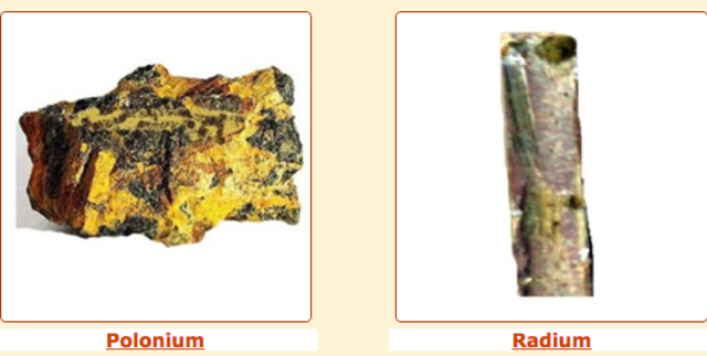 Polonium, Radium