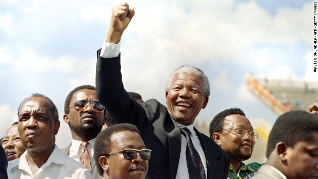 Mandela is elected president