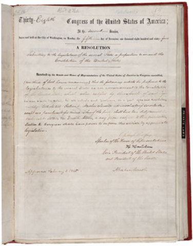 Thirteenth Amendment
