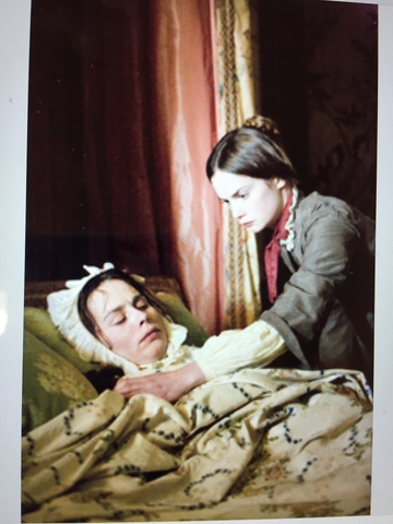 Now leaves to visit her aunt on her death bed