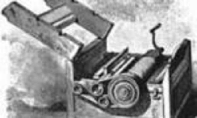 Eli Whitney made the cotton gin