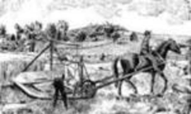 Cyrus Hall McCormick made the Mechanical Reaper