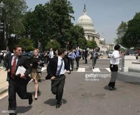 White House and Capitol are evacuated