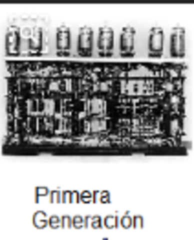 PRIMERA GENERACIÓN