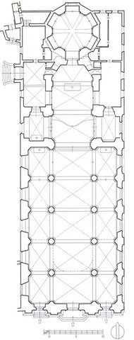 St. Andreas, Düsseldorf, Grundriss