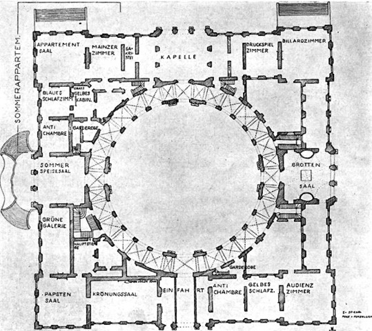 Schloss Clemensruhe, Bonn-Poppelsdorf, Grundriss