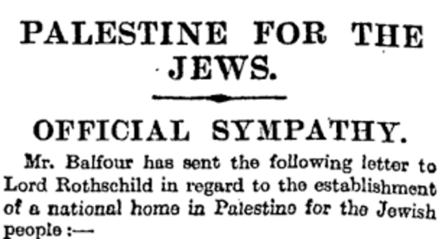 Declaración Balfour