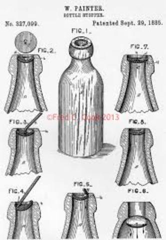 Bottle cap by William Painter