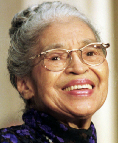 1955- Rosa Parks incites the Montgomery bus boycott.