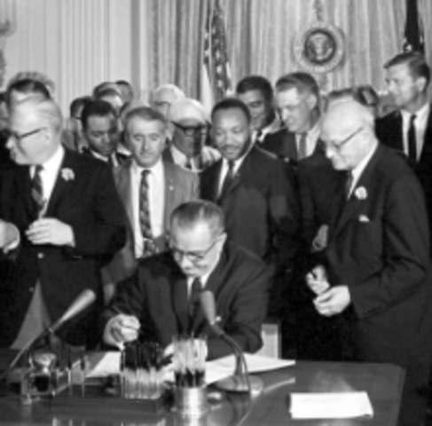 1957- Civil Rights Act creating equal voting rights for everybody.