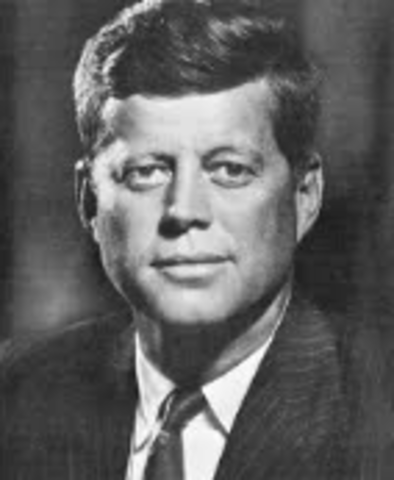1960- President John F. Kennedy was elected