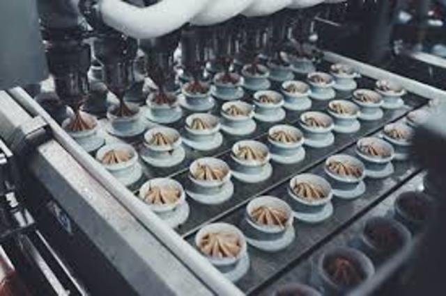 First factory-made ice cream