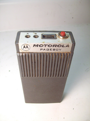 First Telephone Pager to Motorola Pager