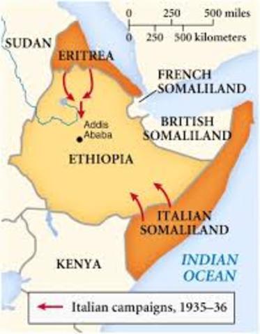 Italy attacks Ethiopia