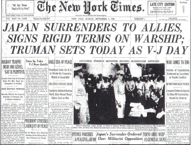 Japan Surrenders