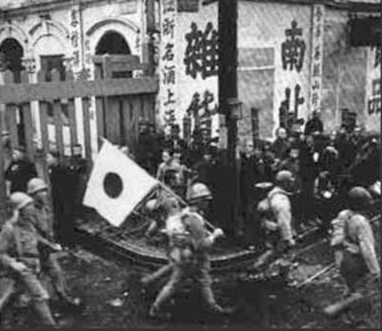 Japan attacks China