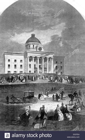 The Confederate States of America is formed