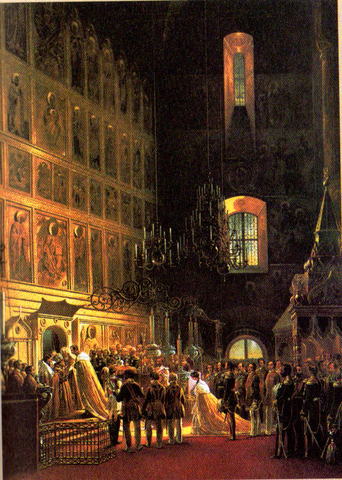 Вступление Александра II на престол