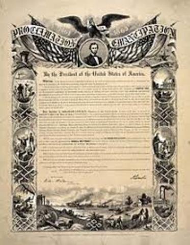 Emancipation Proclamation is Issued