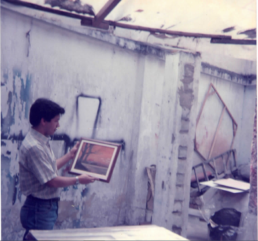 He worked in marquetry