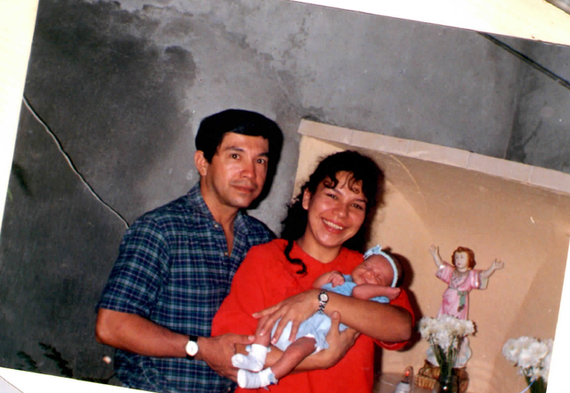 His first daughter was born