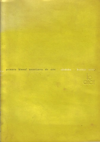 primera Bienal Americana de Artes Gráficas