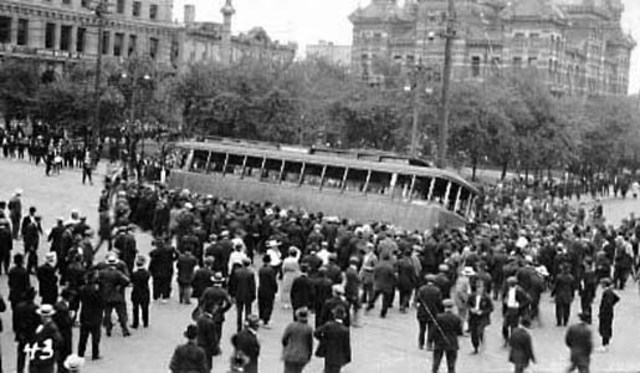 Beginning of the Winnipeg General Strike