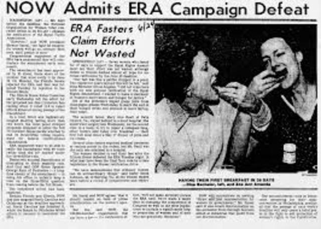 Equal Rights Amendment Fails to Gain Ratification