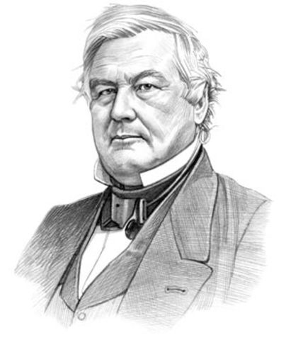 Millard Fillmore went into office.