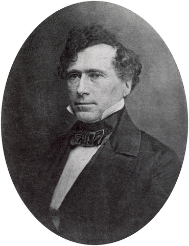 Benjamin Franklin Pierce went into office.