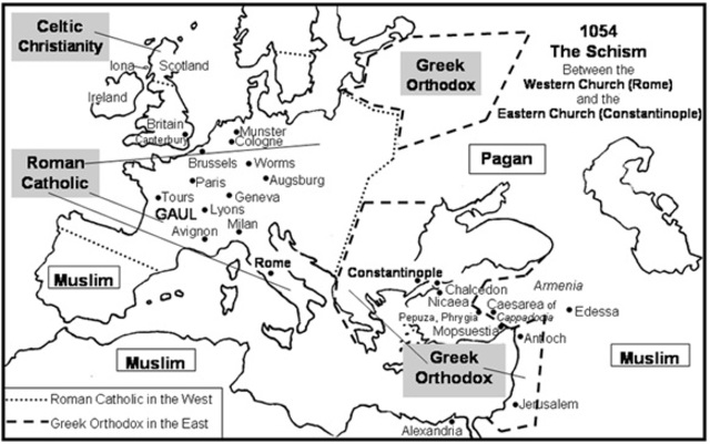 La prima grande scissione dellla Chiesa