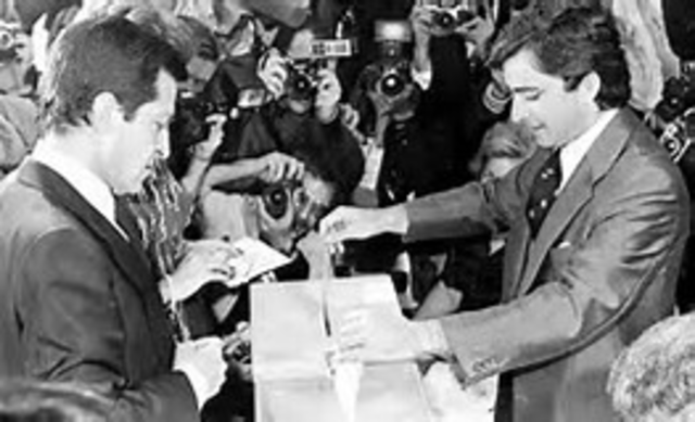 Primera elecciones democráticas