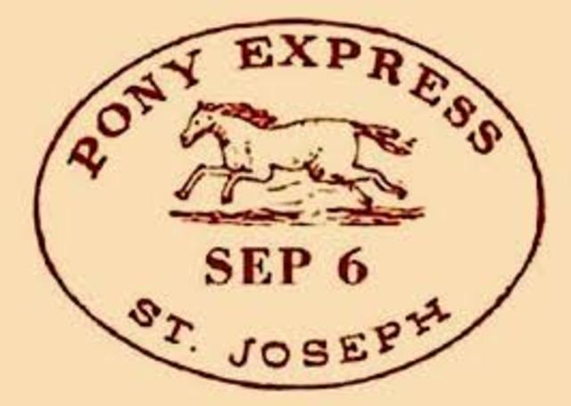 The Pony Express Begins