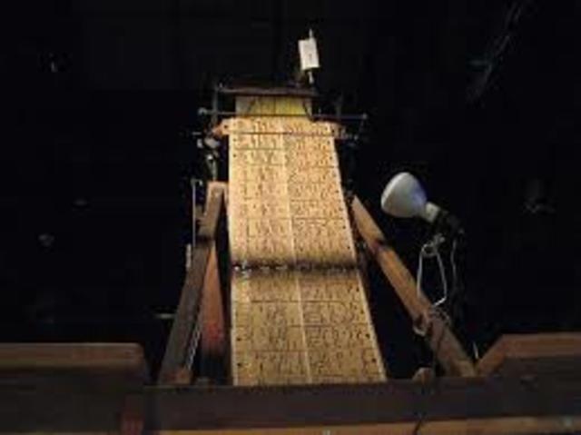 MAQUINA DE TELAR JAQCUARD