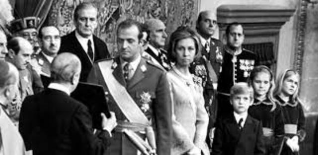 Proclamación de Rey de Juan Carlos I.