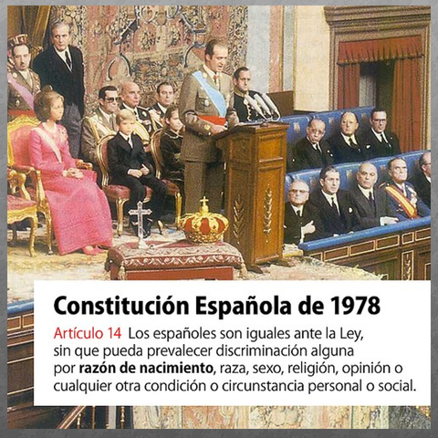 La constitución de 1978