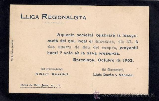 Lliga Regionalista.