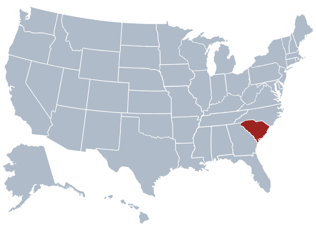 South Carolina secedes from the Union