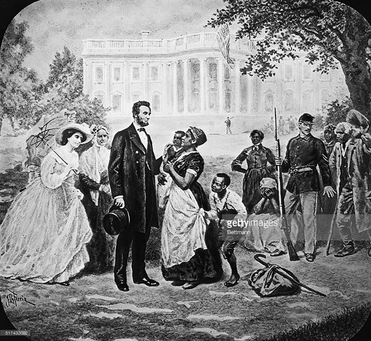 Lincoln Meets with Group of Prominent African Americans