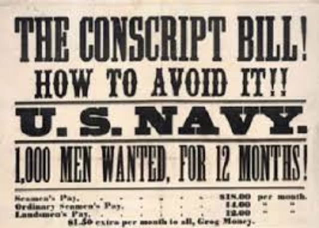 Congress Passes First Conscription Act