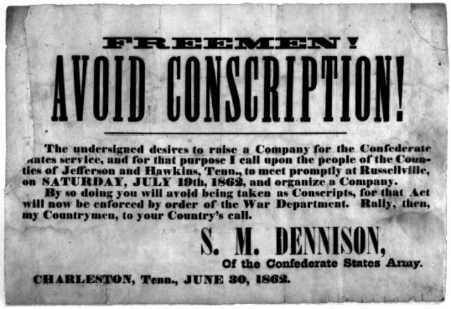 Congress Passes First Conscription Act