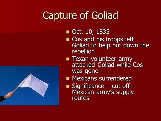 texas revolution/battle of goliad