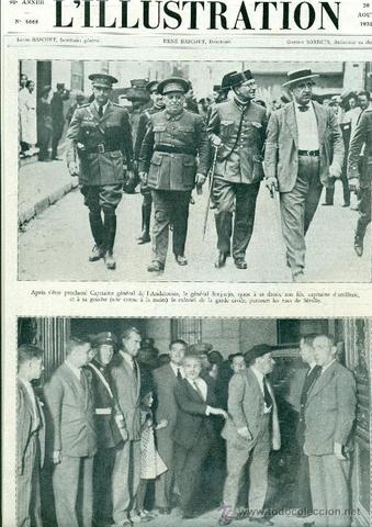 GOLPE DE ESTADO DEL GENERAL SANJURJO (también se conoce como ''La Sanjurjada')