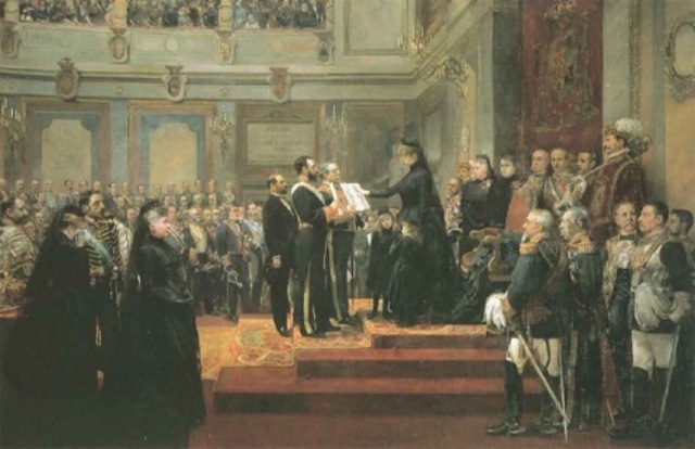 Aprobación de la constitución de 1837.